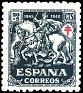 Spain 1945 Pro Tuberculous 20 + 5 CTS Green Edifil 994